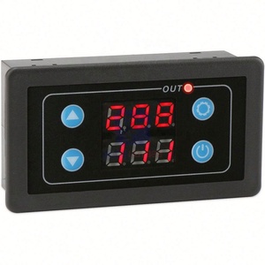 Digitale LED-Anzeige Timer-Verzögerung relais Schalttafel DC 5V/12V/24V AC 220V/85-265V Einstellbarer Zyklus EIN-AUS-Steuer modul - Product Image 1