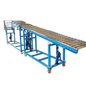 Transportador de descarga para contenedor, transportador de rodillos extensible flexible telescópico por gravedad, precio de fábrica - Product Image 3