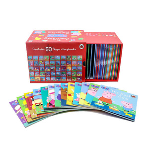 英語ABC言語50pcs子供のための1セットの小さな豚の塗り絵 - Product Image 2