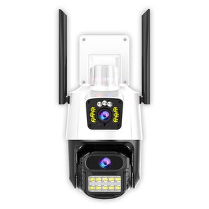 Enlace de lente dual IP66 PTZ IP Cámara exterior inalámbrica Seguridad para el hogar Detección de voz móvil Alarmas Cámaras con modo de privacidad - Product Image 6