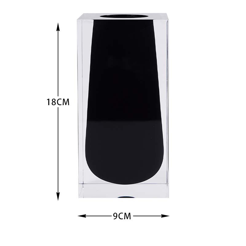 Black waist drum bottle 10*10*30cm