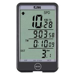 Multi-<strong>Functional</strong> <strong>Cycle</strong> <strong>Computer</strong> Digital Backlight Bicycle Stopwatch Waterproof Wired Bike Odometer Speedometer Clock - Product Image 2