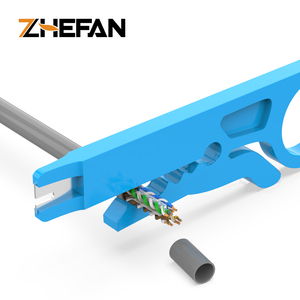 ZHEFAN Network Tool Multi Function Cable Stripper Hardware Insertion Tool Mini <strong>Cutter</strong> - Product Image 3