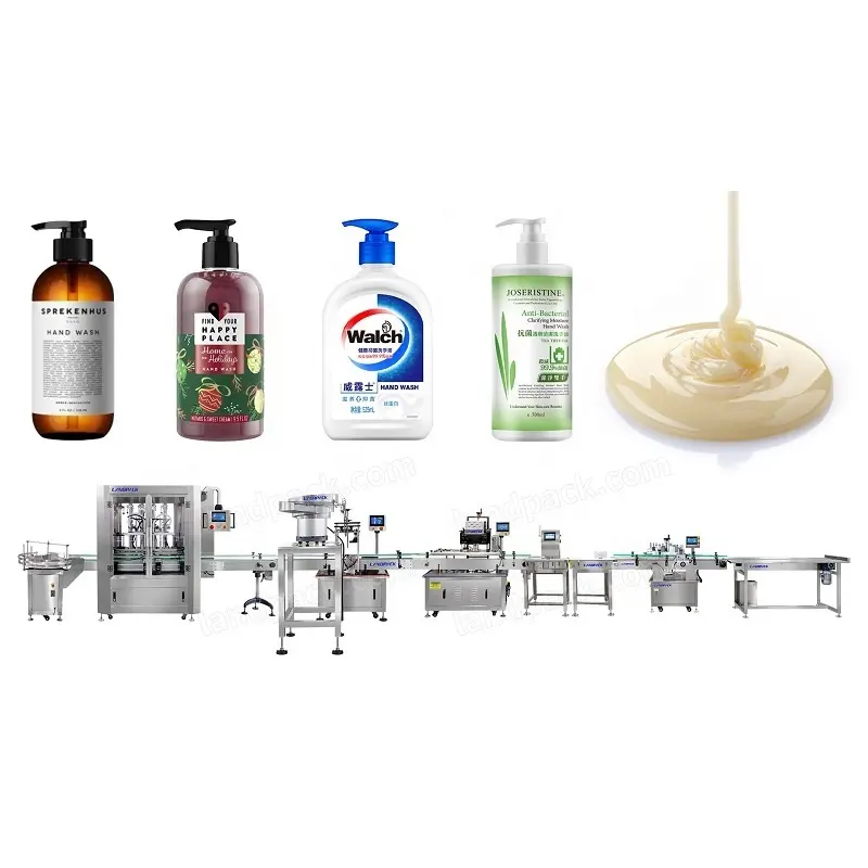 Fabricante Líquido Champú Producto para el cabello Equipo de llenado de botellas Máquinas Máquina