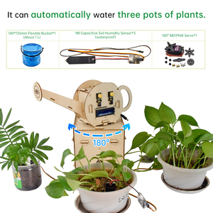 Keyestudio PLUS Board Kit di apprendimento automatico del sistema di innaffiamento dei fiori per Arduino Starter Kit stelo fai da te progetti Kit di programmazione - Product Image 2