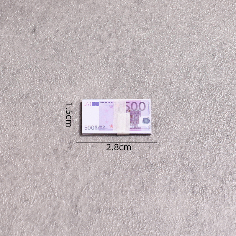 Mini billets de banque blancs - 5 pièces