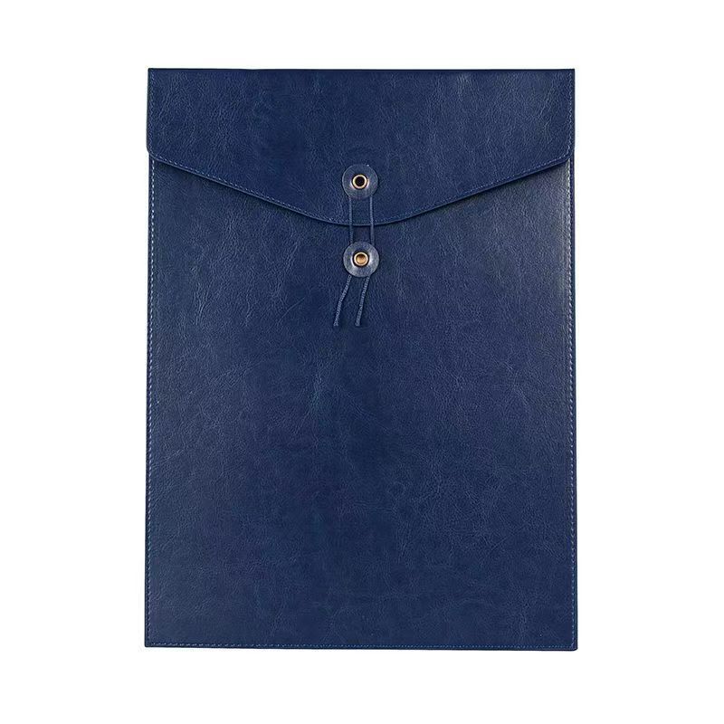A4 vertical style with v-shaped lid-blue