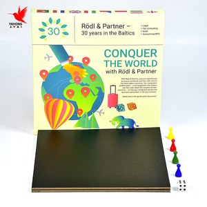 Custom Designed Educational Cardboard Tabletop Board Game Sets with Factory Pieces Printed Card Games - Product Image 1