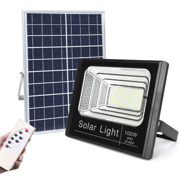 Outdoor IP65 200W 100W Solar Panel Led-strahler Flutlicht 200W 300W Flutlicht LED