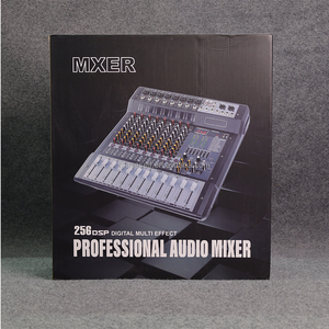 E/Mezclador de audio profesional 8 Entrada de micrófono mono Entrada de estéreo Mezclador multifunción multicanal Audio - Product Image 6