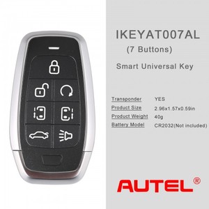 Autel IKEYAT007AL กุญแจอัจฉริยะอเนกประสงค์7ปุ่มที่เป็นอิสระ - Product Image 6