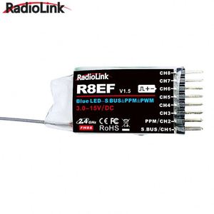 Radio link R8EF 2,4 GHz 8-Kanal-RC-Empfänger-Unterstützung S-Bus/PPM/PWM-Signal für 8CH T8FB T8S RC-Sender RC-Auto-Boot-Flugzeug - Product Image 2