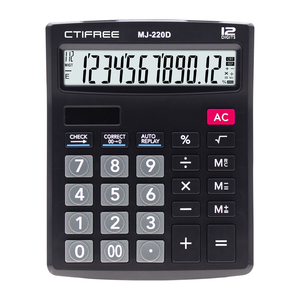 Calcolatrice per ufficio con funzione OEM CTFREE MJ-220D Display LCD aziendale Desktop calcolatrice scientifica portatile multifunzionale a buon mercato - Product Image 2