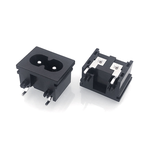 DB-8-03 2ピンパネル電源インレットソケットコネクタAC電源ソケット複数用途向け - Product Image 1