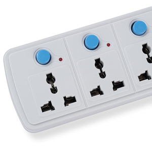 Seebest低価格4ウェイ16A250V電気延長ソケットユニバーサルソケットスイッチ/安全シャッター付きスマート電源ソケット - Product Image 4