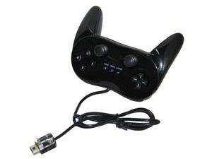 RALAN แฮนด์วัวสําหรับ Wii Classic 2 รุ่น Pro ตัวควบคุมเกมแบบมีสายสวิตช์จับสําหรับ Wii - Product Image 2