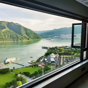 China <strong>Supplier</strong> Modern House Window Design Large Casement Aluminum Window for Office Building Home - Product Image 3