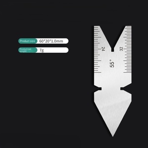 Biểu Tượng Tùy Chỉnh Thương Hiệu Thép Không Gỉ Không Thường Xuyên Hàn Đường May Điện Tử Đo Hàn Kiểm Tra Cai Trị Fillet Công Cụ Đo - Product Image 4