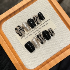 2525 gümüş çok tarzı yeni varış yıldız ultra uzun aşınma tırnak - Product Image 3