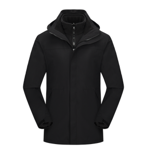 Classic and Minimalist Nylon Three in One Outdoor Jacket, Versatile for <strong>Urban</strong> Commuting - Product Image 1