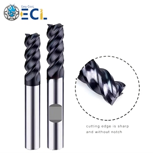ECL高速硬质合金铣刀数控刳刨机钻头4槽u型不锈钢/铸铁凹槽刀具来样定做 - Product Image 3