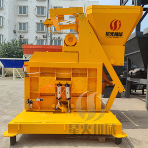 Forced Double Shaft Cement <strong>Mixer</strong> With Lift Small Machine <strong>JS750</strong> Js1000 Twin Shaft Type Concrete <strong>Mixer</strong> Machine With Lift - Product Image 3