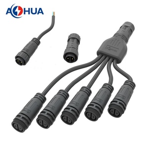1 a 5 AC DC Splitter M20 connettore rapido di montaggio 1 ingresso di potenza 5 moduli di illuminazione a LED di uscita impermeabile cavo cablaggio - Product Image 1