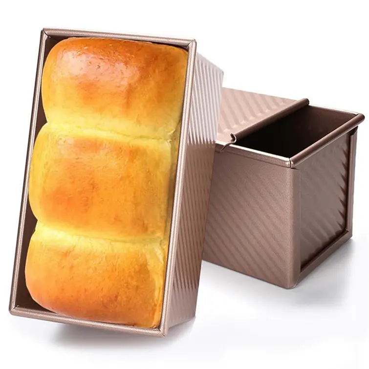 Dikdörtgen tost 11 inç karbon çelik alaşımlı alüminyum Pullman ev Diy kek için dikdörtgen Bakeware kek kalıp Loaf Pan