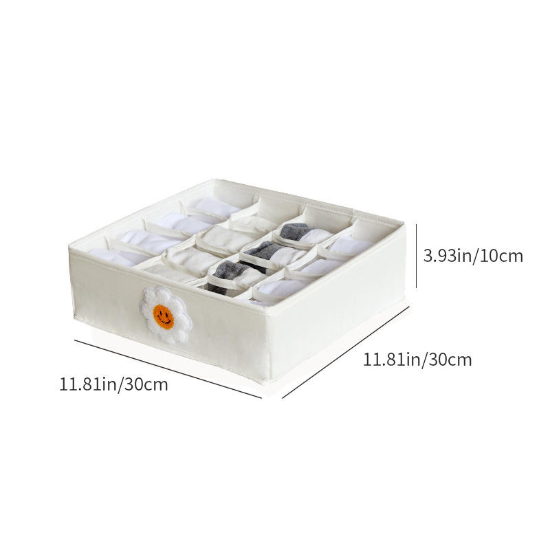 Milky white 16 squares