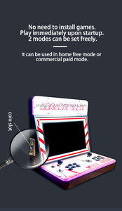 Gran oferta, consola de juegos Arcade Pandora Box para 2 jugadores, videojuego de lucha que funciona con monedas para niños, máquina Arcade de mesa con salida VGA - Product Image 5
