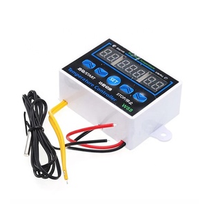 Controlador de temperatura Digital LED, termostato con interruptor de 12V/220V, 10A, termómetro, regulador de temperatura inteligente, incubadora de huevos, XH-W1411 - Product Image 1