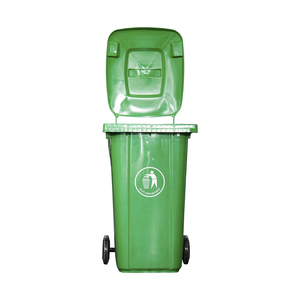 Contenedor de basura de plástico para exteriores con estructura de pedal, contenedor de basura de 120-1100L - Product Image 2