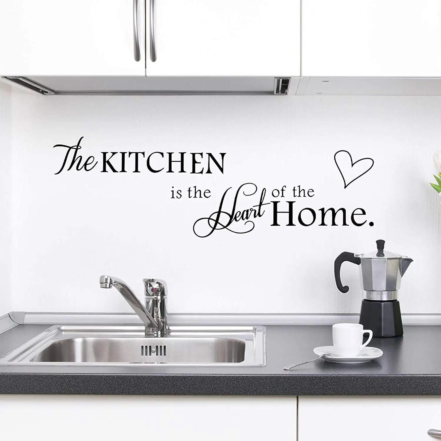 Décoration de la maison PVC imperméable amovible vinyle cuisine salle à manger cuisine autocollant mural pour carreaux cuisine