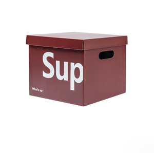 Großhandel faltbare Wellpappe Archiv Pappe Papier Lagerung UV-Beschichtung Prägung für Lebensmittel Kerzen Matt Laminierung Ordner - Product Image 2