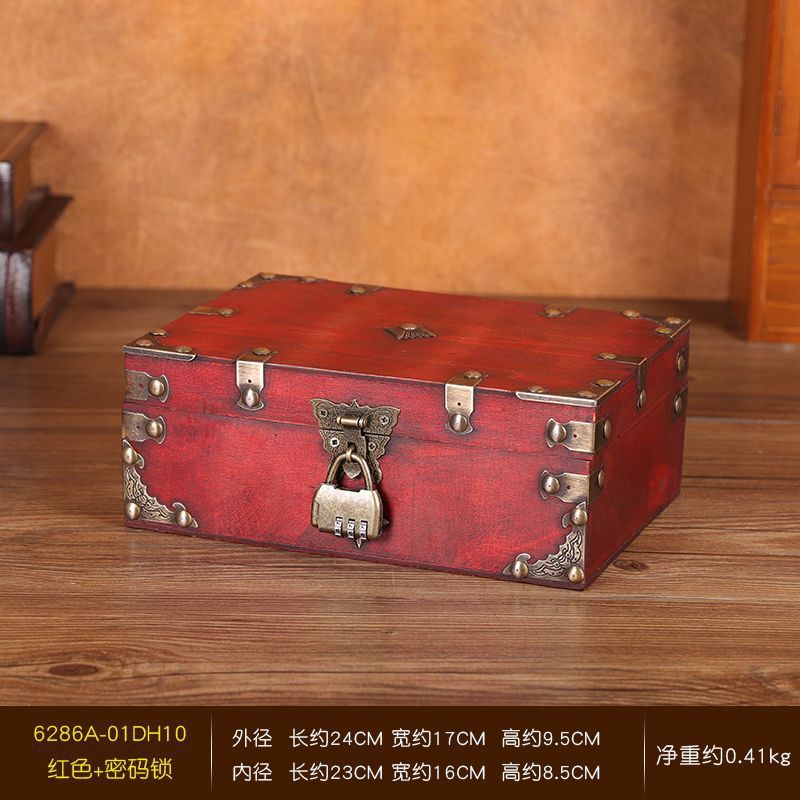 6286A-01DH10 Red Combination Lock