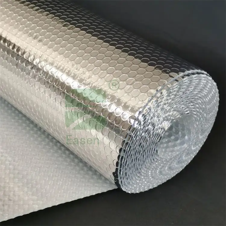 Nuovi prodotti caldi isolamento a bolle di alluminio isolamento termico in alluminio a doppia bolla con tetto in alluminio a doppia bolla