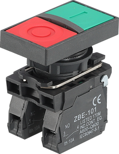 Pulsante illuminato momentaneo LED rosso verde on off start stop interruttori a doppia testa con luce piolt - Product Image 6