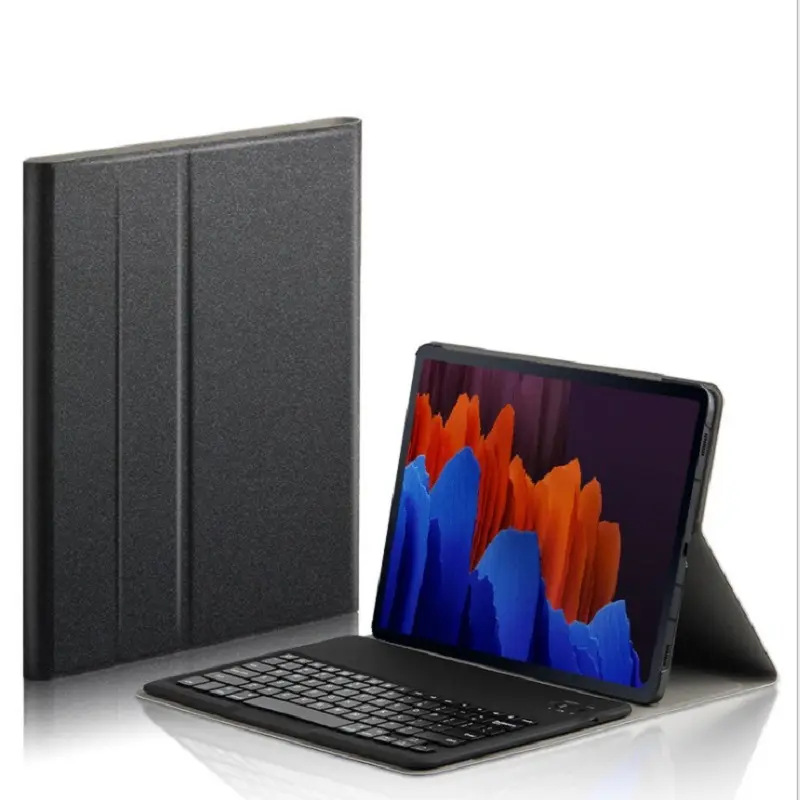 Fabrika toptan sıcak satış S7 artı klavye samsung kılıfı galaxy tab s7 tablet klavye kılıfı