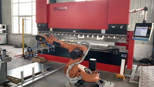 CNC WD67K <strong>Delem</strong> DA66T System Press Brake Machine with Automatic Robot - Product Image 5