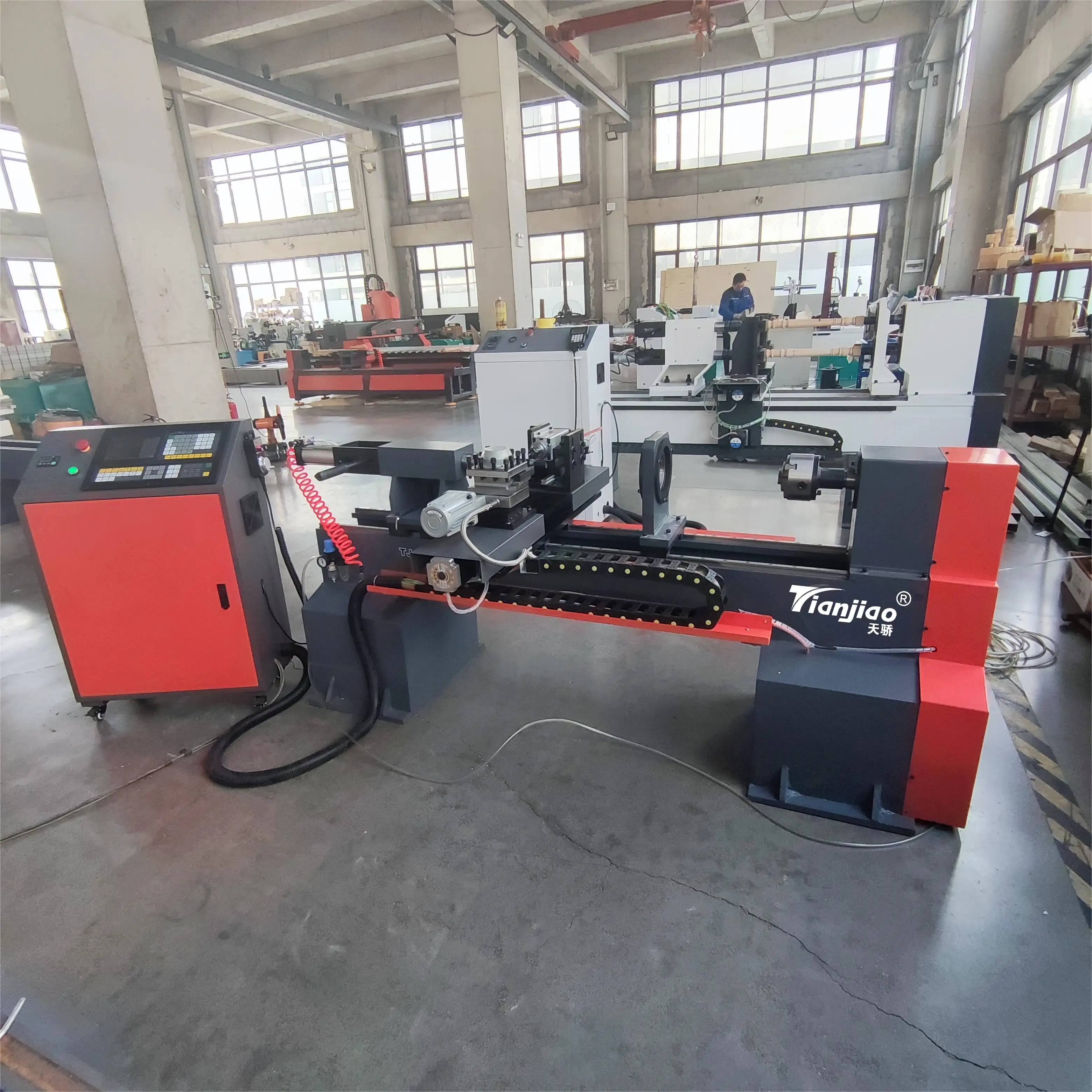 Máquina de torno de madera CNC ATC automática para torneado de carpintería CNC de China, gran oferta de 2017