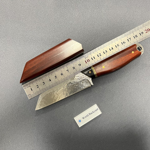 عشب مزدوج أعلى إيفا حلقة تغليف هدايا Shinning على مقبض خشب نقي غمد كامل تانتو سكين نصل ثابت - Product Image 6