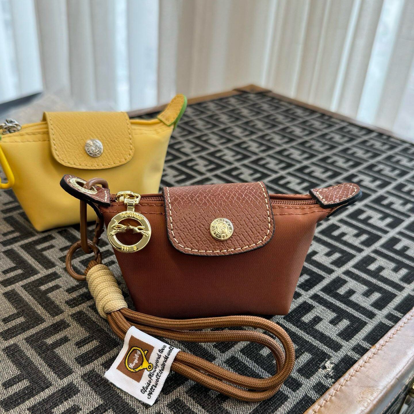 lanière cadeau cognac portefeuille zéro
