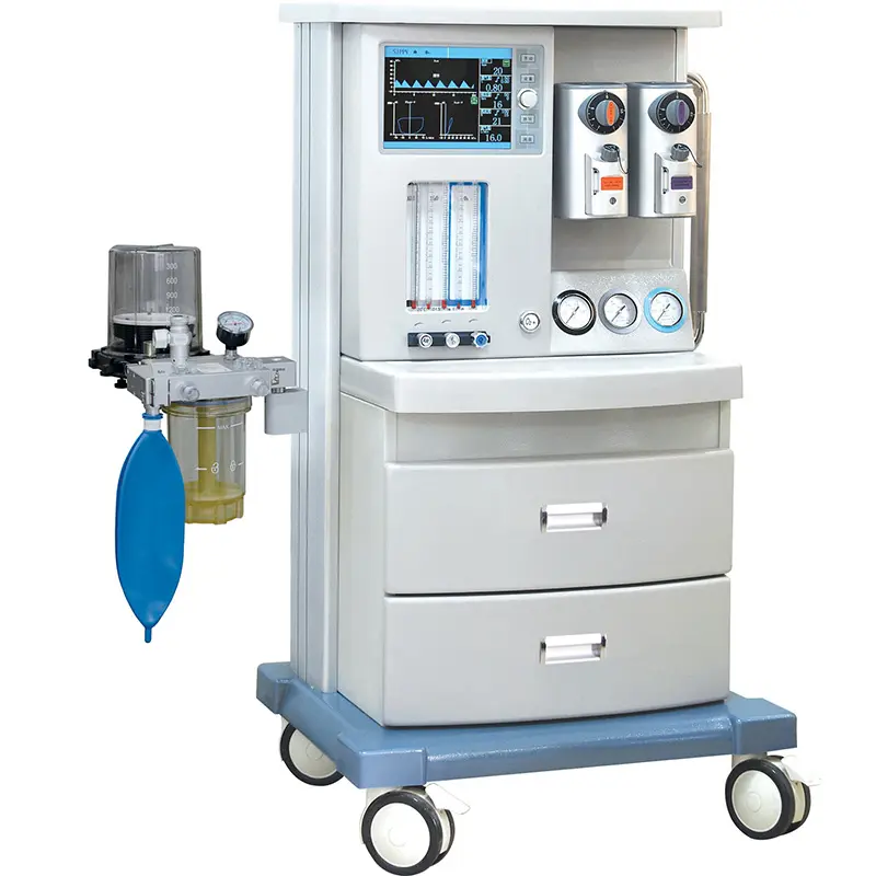 Yeni varış cerrahi oda ekipmanları mobil arabası anestezi makinesi