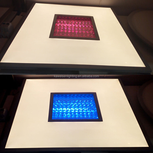 Modern minimalist atmosfer yaratıcı yatak odası çalışma lambaları uzaktan kumanda ile kare tavana monte LED düz panel ışıkları LGP - Product Image 5