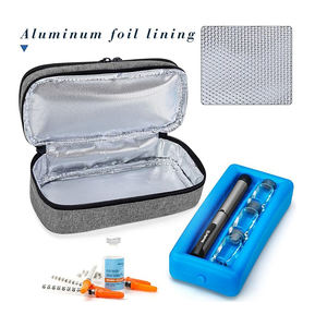 Sac de voyage à insuline double couche Portable Carry Diabetes Reusable Storage Insulin Cooler Storage Bag - Product Image 3