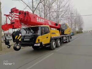 סאני STC500V מנוף נייד משומש 50 טון 60 מ' משאית מנוף מנוף קומפקטי רכוב על משאית