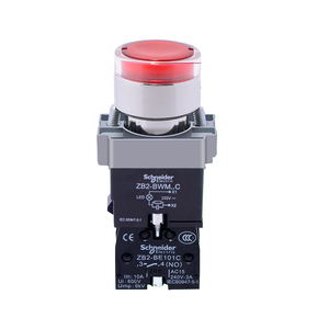 XB2BW33B1C interruttore a pulsante di accensione autobloccante verde 220v 24V Schneider interruttore a pulsante luce plastica auto-Reset 10A Max. 250V - Product Image 2
