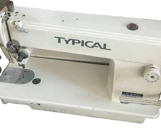 BON ÉTAT UTILISÉ TYPIQUE 202 GRAND CROCHET POINT SERRÉ TÊTE DE MACHINE À COUDRE INDUSTRIELLE GRAND CROCHET MACHINE À COUDRE EN CUIR MACHINE À CHAUSSURES