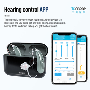 Mini BTE RIC Digital Sound Amplifier Best <strong>Programable</strong> Hearing Aids Rechargeable with <strong>Programable</strong> Fitting <strong>Software</strong> <strong>for</strong> Clinic - Product Image 4