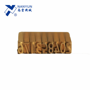 Números de sello de latón y acero tipo T/R, punzones de dígitos para HP-241, codificador de cinta de lámina caliente, máquina de codificación de fecha de rollo de tinta sólida de DK-1100 - Product Image 3